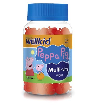 Vitabiotics Wellkid Peppa Pig Multi-vits - 30 jellies Baby Healthcare Boots   