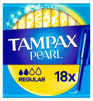 Tampax Pearl Regular Tampons Applicator 18X GOODS Boots   