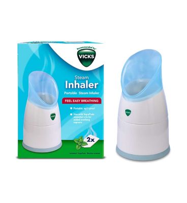 Vicks Personal Steam Inhaler with Two Scent Pads, V1300 - McGrocer