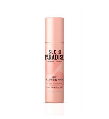 Isle of Paradise Self-Tanning Mousse Light 200ml Make Up & Beauty Accessories Boots   