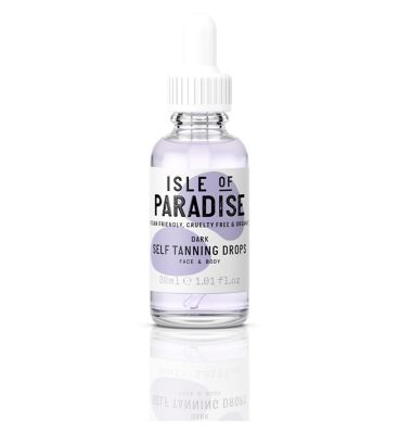 Isle of Paradise Self-Tanning Drops Dark 30ml Make Up & Beauty Accessories Boots   