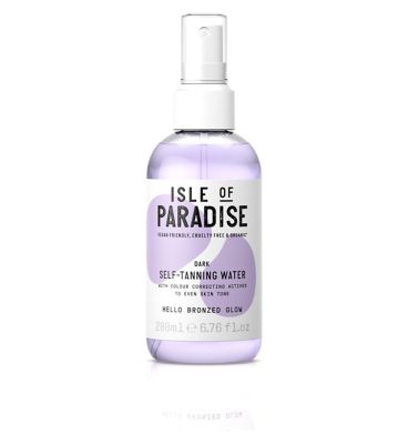 Isle of Paradise Self-Tanning Water Dark 200ml Make Up & Beauty Accessories Boots   
