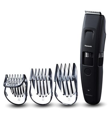 Panasonic ER-GB86 Wet & Dry Electric Beard Trimmer with 58 Cutting Lengths (Black) Men's Toiletries Boots   