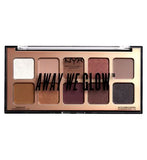 NYX Professional Makeup Away We Glow Shadow Palette Make Up & Beauty Accessories Boots   