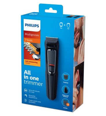 Philips 7-in-1 Multigroom Series 3000 - mg3720/33 Men's Toiletries Boots   