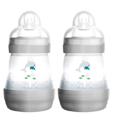 MAM Easy Start Anti-Colic 160ml Bottle – 2pk Unisex Shell