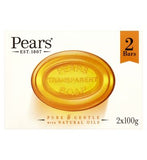 Pears Transparent Soap Pure & Gentle with Natural Oils 2x100g Miscellaneous Boots   