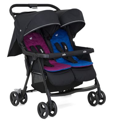 Joie Aire Twin Pushchair - Rosy & Sea