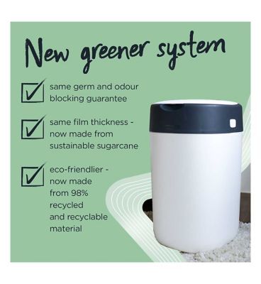 Tommee Tippee Twist & Click Nappy Bin Refill Cassettes, Sustainably Sourced Antibacterial GREENFILM, Pack of 6 Toys & Kid's Zone Boots   