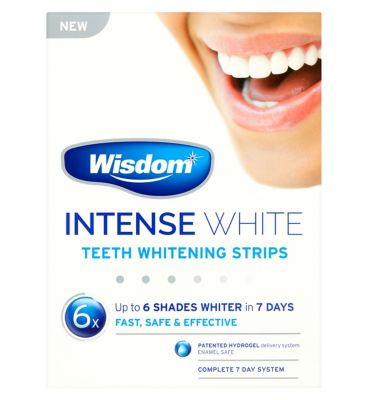 Wisdom Intense White Teeth Whitening Strips 7 Days GOODS Boots   