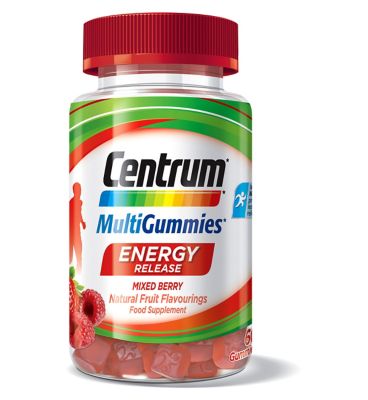 Centrum Multigummies Energy Release Mixed Berry, 60 Gummies