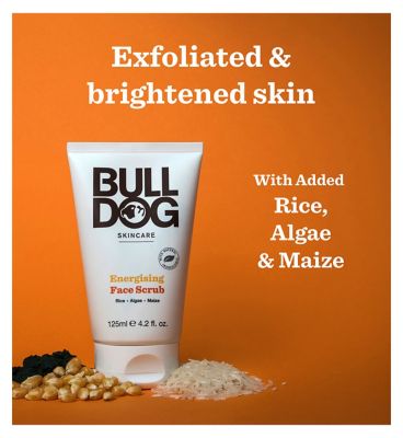 Bulldog Energising Face Scrub 125ml Men's Toiletries Boots   