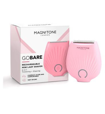 Magnitone GoBare! Rechargeable Mini Lady Shaver - Pink