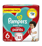 Pampers Baby-Dry Nappy Pants Size 6, 52 Nappies, 15 kg, Jumbo Pack Baby Accessories & Cleaning Boots   