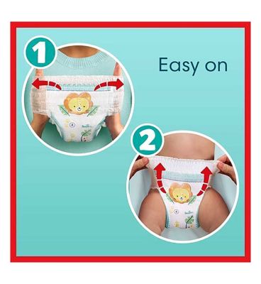 Pampers Baby-Dry Nappy Pants Size 5, 60 Nappies, 12kg-17kg, Jumbo Pack