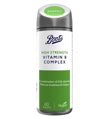 Boots High Strength Vitamin B Complex 60 Tablets (2 month supply) - McGrocer