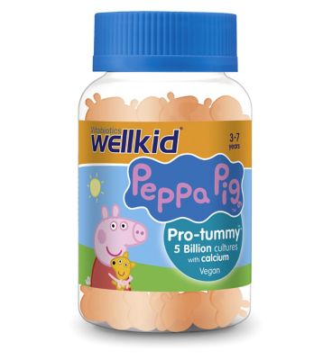 Vitabiotics Wellkid Peppa Pig Pro-Tummy - 30 jellies Baby Healthcare Boots   
