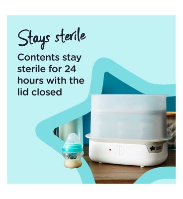 Tommee Tippee Advanced Steam Electric Steriliser for Baby Bottles, White Toys & Kid's Zone Boots   