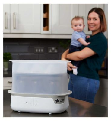 Tommee Tippee Advanced Steam Electric Steriliser for Baby Bottles, White Toys & Kid's Zone Boots   