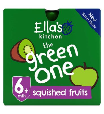 Ella's Kitchen Organic The Green One Smoothie Multipack Baby Food Pouch 6+ Months 5x90g GOODS Boots   