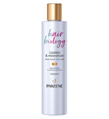 Pantene Hair Biology Shampoo Cleanse  & Reconstruct With Micellar Water 250ml GOODS Boots   