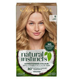 Clairol Natural Instincts Vegan No Ammonia No Parabens Semi-Permanent Hair Dye 9 Light Blonde 175ml Haircare & Styling Boots   