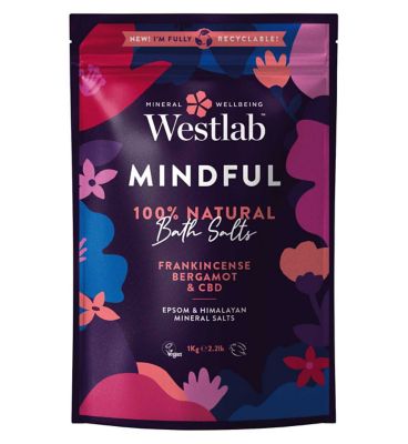 Westlab Mindful Epsom Bath Salts with CBD Oil 1kg - McGrocer