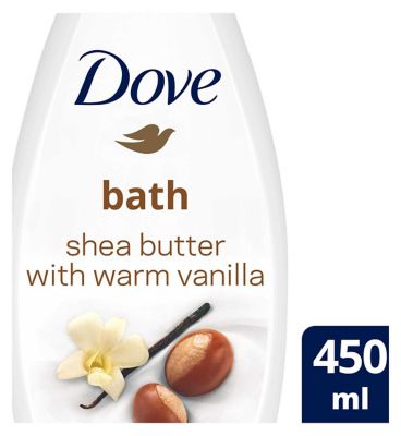 Dove Purely Pampering Bath Soak Shea Butter with Warm Vanilla 450ml GOODS Boots   