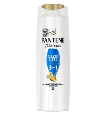 Pantene Pro-V Classic Clean 3in1 Shampoo + Conditioner + Treatment 300ml GOODS Boots   