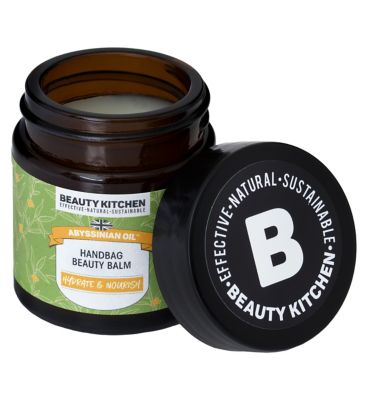 Beauty Kitchen Abyssinian Oil Handbag Beauty Balm 30ml Vegetarian & Vegan Boots   