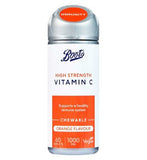 Boots Vitamin C 1000 mg 60 Orange Flavour Chewable Tablets General Health & Remedies Boots   