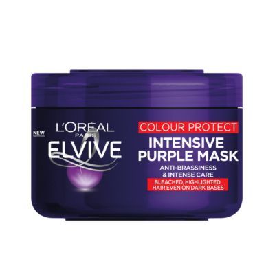 L'Oreal Paris Elvive Colour Protect Anti-Brassiness Purple Hair Mask for Coloured or Highlighted Hair 250ml GOODS Boots   