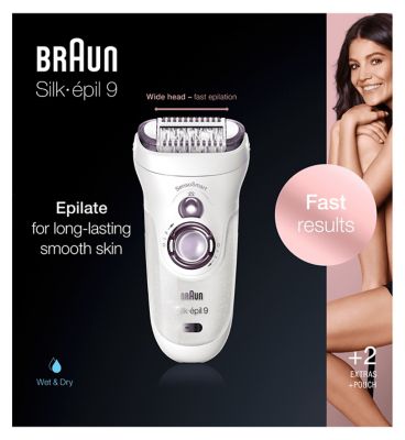 Braun Silk-epil 9 9-700 Epilator for Women for Long-Lasting Hair Remov –  McGrocer