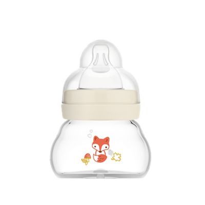 MAM Feel Good Glass bottle, 90ml with Extra Slow Flow teat Baby Accessories & Cleaning Boots   