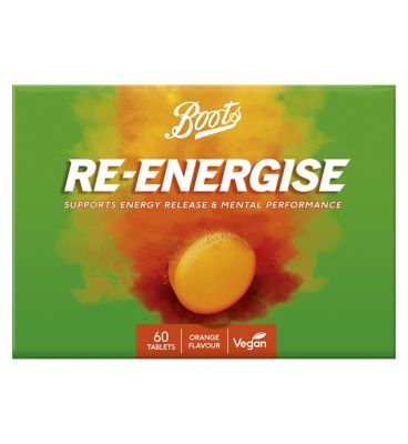 Boots Re-Energise Orange 60 Effervescent Tablets - McGrocer
