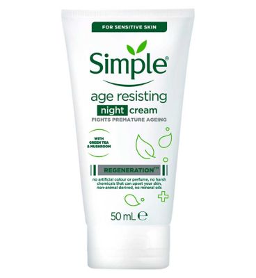 Simple Kind to Skin Regeneration Age Resisting Night Cream 50ml