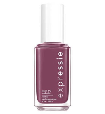 Essie ExprEssie Quick Dry Formula, Pink Purple Nail Polish 220 Get A Mauve On Make Up & Beauty Accessories Boots   