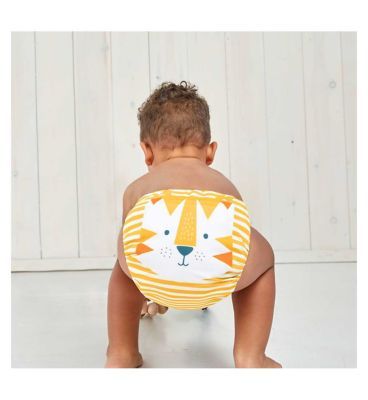 Kit & Kin Reusable Cloth Nappy (Tiger Design) Baby Accessories & Cleaning Boots   