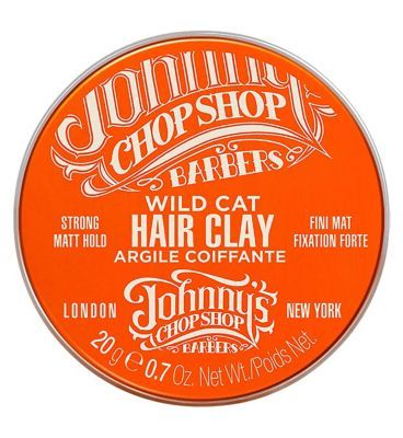 Johnnys Chop Shop Mini Wild Cat Hair Clay 20g Haircare & Styling Boots   