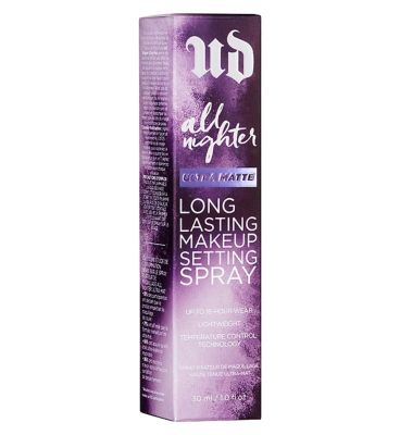 Urban Decay All Nighter Setting Spray Ultra Matte Travel Size 30ml Make Up & Beauty Accessories Boots   