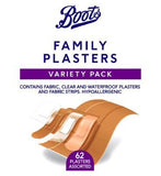 Boots Variety Pack Family Plasters - 62 Pack First Aid Boots   