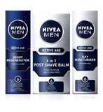 NIVEA MEN Active Age Face Moisturiser Bundle Set Men's Toiletries Boots   