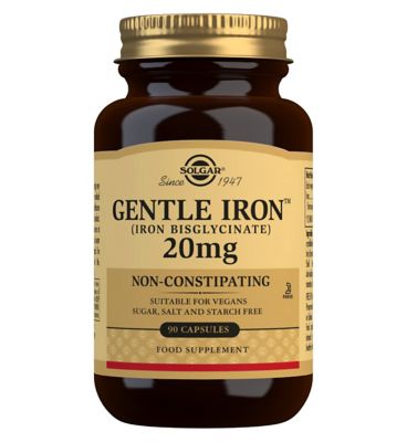 Solgar Gentle Iron 20mg - 90 Capsules GOODS Boots   