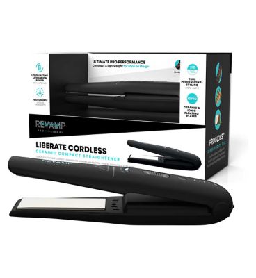 Revamp Progloss Liberate Cordless Ceramic Compact Hair Straightener GOODS Boots   