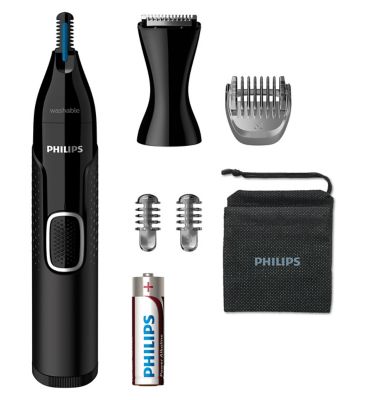 Philips Series 5000 Battery-Operated Nose, Ear and Eyebrow Trimmer - NT5650/16