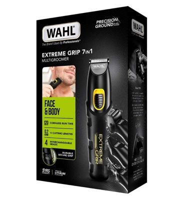 Wahl Trimmer Kit Extreme Grip Multi Men's Toiletries Boots   