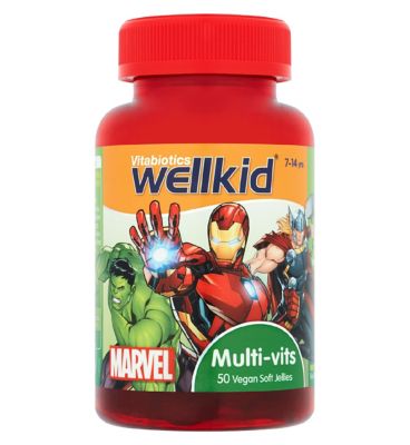 Vitabiotics Wellkid Marvel Multi-vits 50 Vegan Soft Jellies General Health & Remedies Boots   