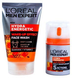 L'Oreal Paris Men Expert Look Lively Anti-Fatigue Duo Giftset for him Men's Toiletries Boots   