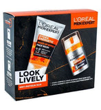 L'Oreal Paris Men Expert Look Lively Anti-Fatigue Duo Giftset for him Men's Toiletries Boots   