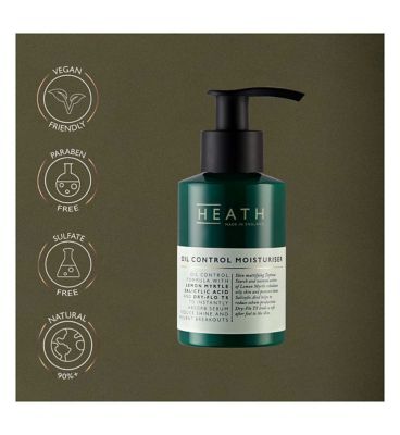 Heath Oil Control Moisturiser 100ml Men's Toiletries Boots   